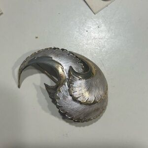 Vintage Silver and Gold Signed Coro Brooch